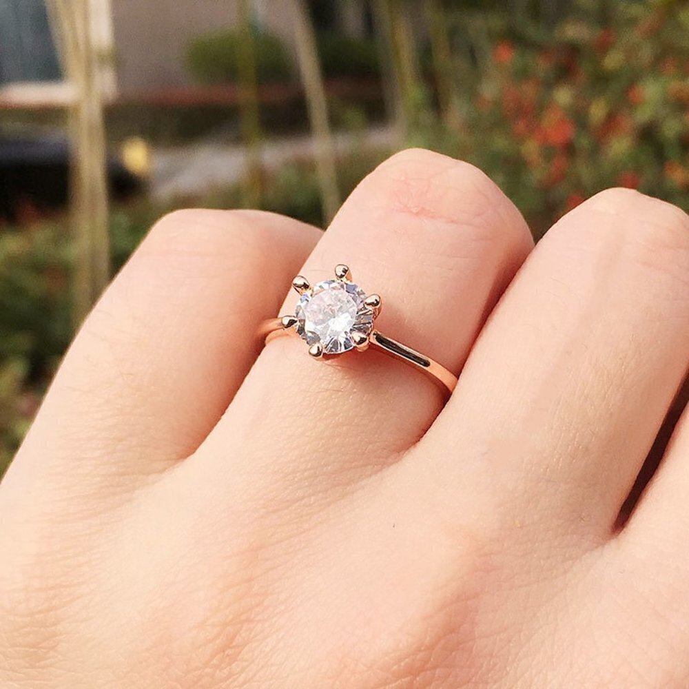 💎Fashionable Gemstone CZ Thin Elegant Rings for Women, INDN8132